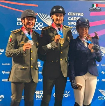 México brilla con oro y plata en individual. (Ejército Fuerza Aérea Guardia Nacional)