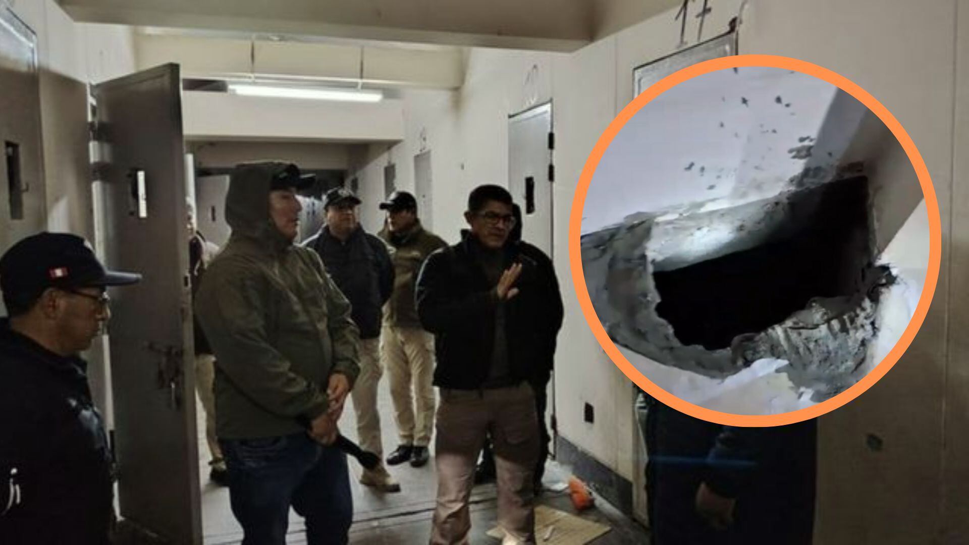 Agentes del INPE resguardan el penal de Cochamarca tras detectar un intento de fuga.Foto: Latina/ Gobierno del Perú/ Infobae Perú