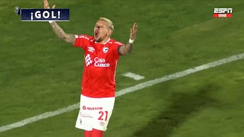 Gol de Carlos Garcés para el 1-0 en Cienciano vs Lanús por partido de vuelta por ‘play-offs’ de Copa Sudamericana 2026