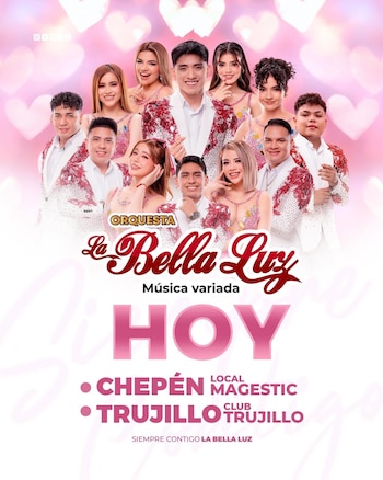 El feriado largo por el Día del Trabajo llega con cumbia, salsa, música andina y fiestas en distintos escenarios del país. Conoce aquí la agenda completa. La Bella Luz.