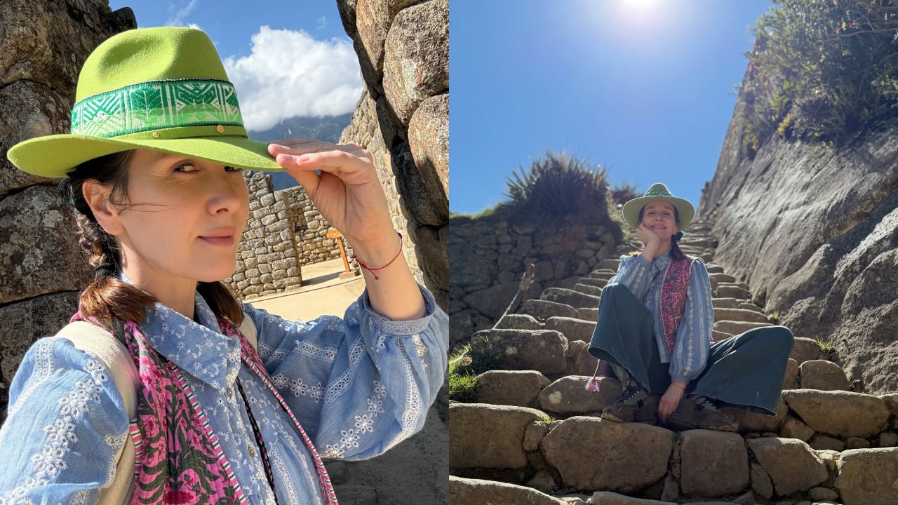 Natalia Oreiro regresó a Machu Picchu tras 25 años de su primera visita