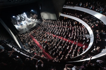 El Teatro Coliseo con aforo