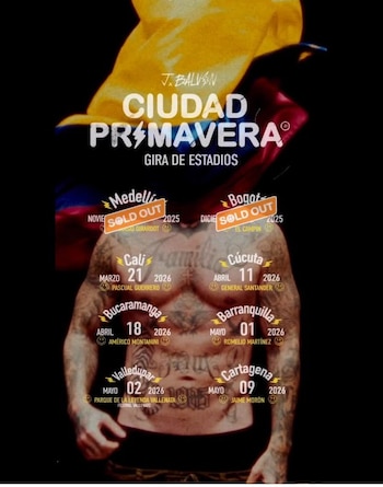 J Balvin anuncia la expansión