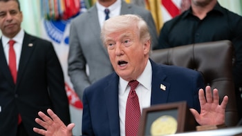 Trump asegura que desenterrar los restos nucleares que quedan en Irán será un proceso "largo y arduo"