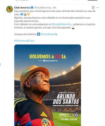 homenaje Arlindo Dos Santos - 9 abril 2026