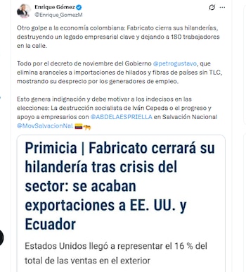 El director de Salvación Nacional,