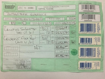 Una de las recetas con