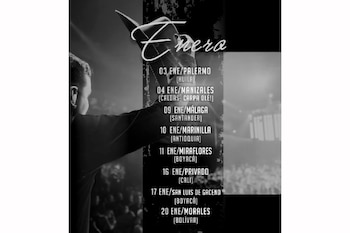 Estas eran las presentaciones que