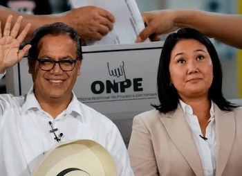 ONPE ya no pone fecha para el traslado de 9 actas de Loreto mientras Keiko Fujimori mantiene mínima ventaja sobre Roberto Sánchez. Captura: ONPE.