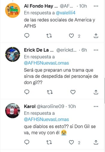 Mensajes en Twitter de imagen