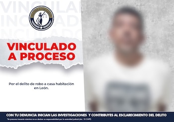 Fotografía de Helmer "N" tras su captura. Crédito: FGE Guanajuato