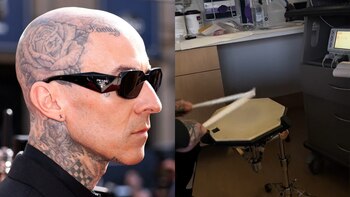 Travis Barker se puso a