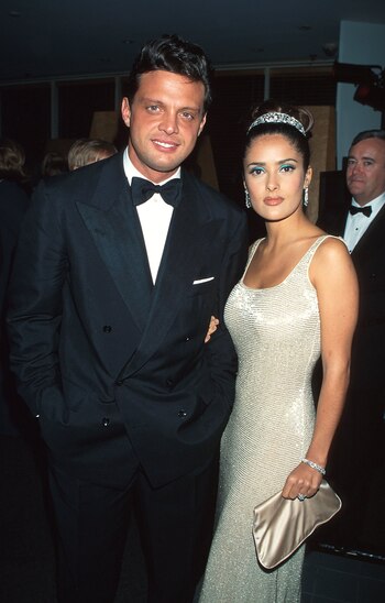 Luiz Miguel and Salma Hayek