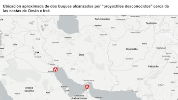 Alcanzados dos buques por "proyectiles desconocidos" cerca de las costas de Omán e Irak
