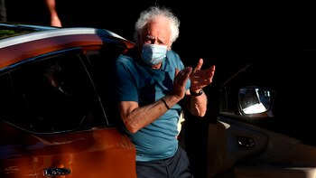 Coppola, en su ingreso al