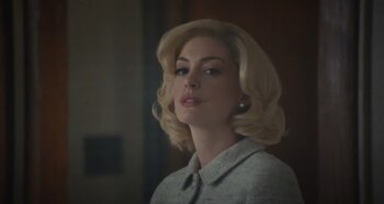 La actriz caracterizada como