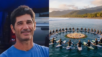 Surfistas rinden homenaje a Kurt