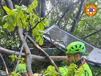 Rotura del cable de tracción,