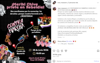 La contramarcha 'Frente Ritual Contra Marcha Bogotá' partirá a las 10:00 a. m. desde el Centro de Memoria, Paz y Reconciliación y concluirá con un picnic en el parque de los periodistas - crédito moo_moooom / Instagram