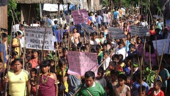 La protesta indígena en Bagua