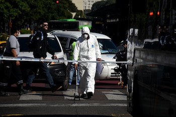 Choque Colectivos Metrobus 9 de Julio y Cordoba