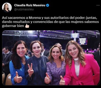 La priista aseguró que las