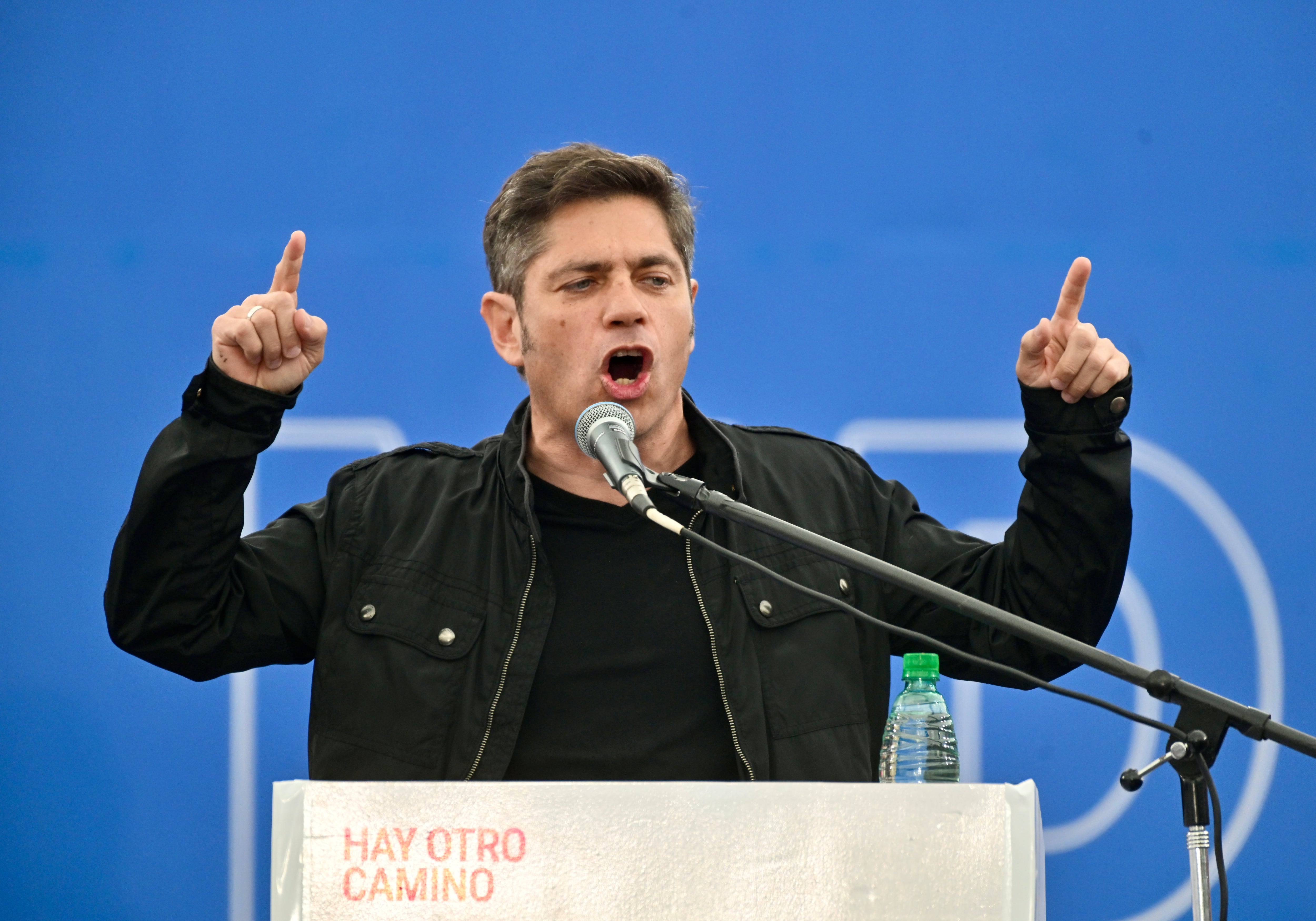 Axel Kicillof cerró el acto del Movimiento Derecho al Futuro en Avellaneda con una convocatoria a construir una alternativa nacional. AG Fotos