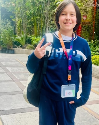 El joven Íñigo Bisogno estudia