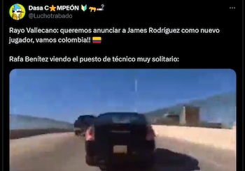 Meme por llegada de James