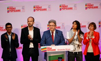 Jean-Luc Melenchon, líder del partido