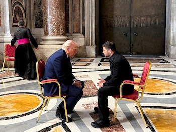 Trump y Zelensky mantuvieron una