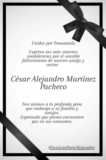 Unidos por Temamatla lamenta el