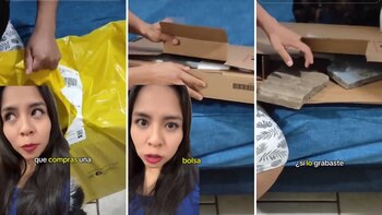 La tiktoker mostró desde que