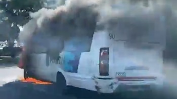 El impactante incendio de una