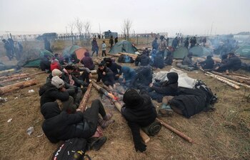 Los migrantes, entre los que