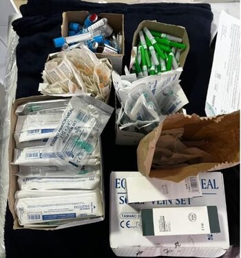 El operativo incluyó la visita