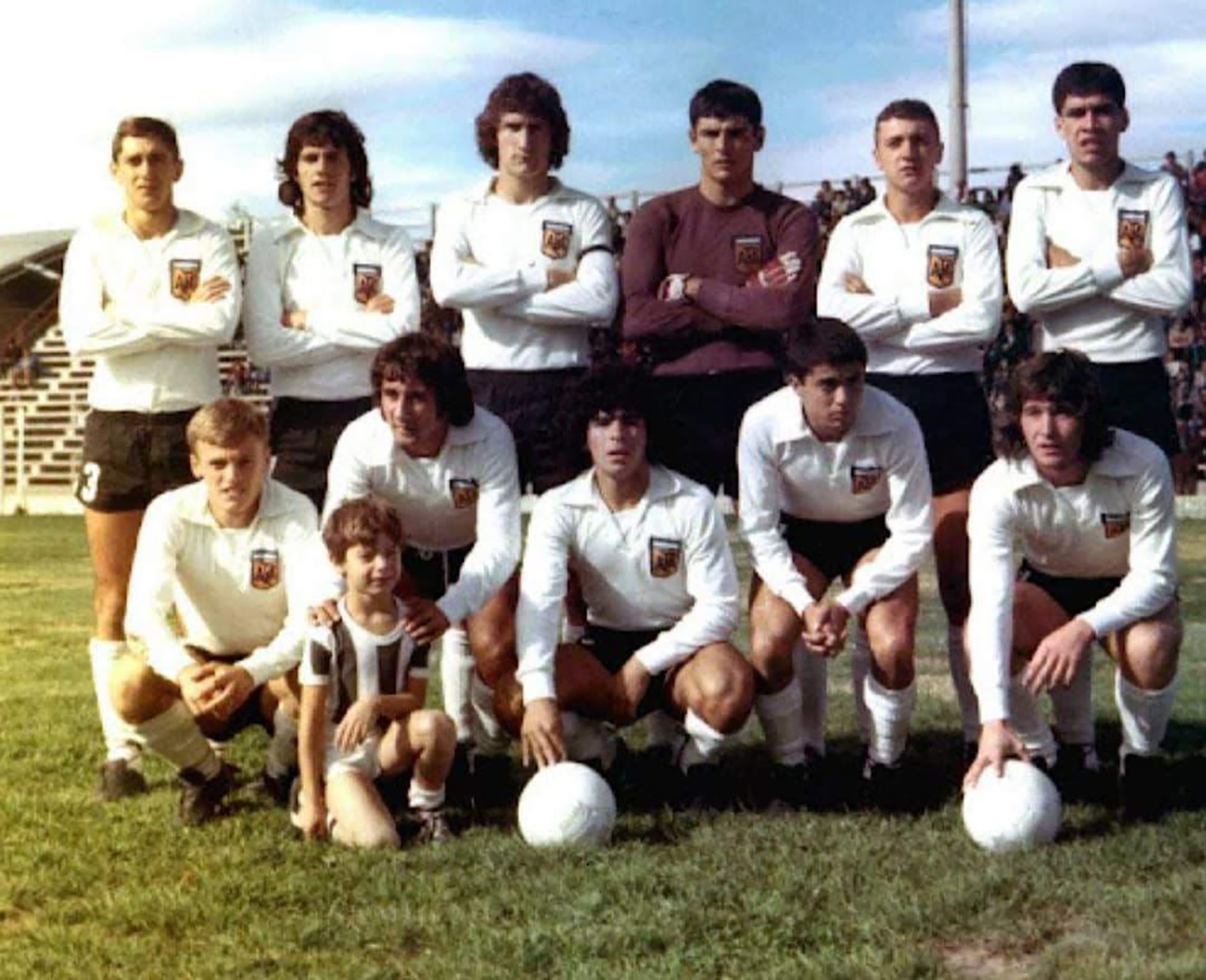 La formación de Argentina en aquel amistso en el estadio de Cipolletti