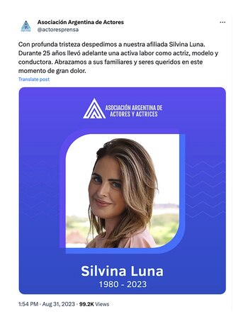 La Asociación Argentina de Actores