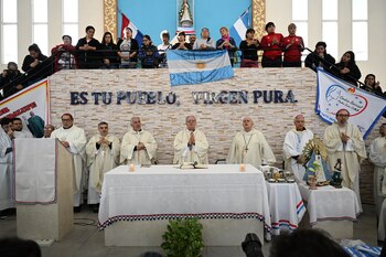 La misa que encabezó monseñor