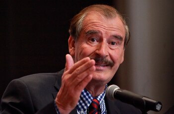 El expresidente Vicente Fox dio