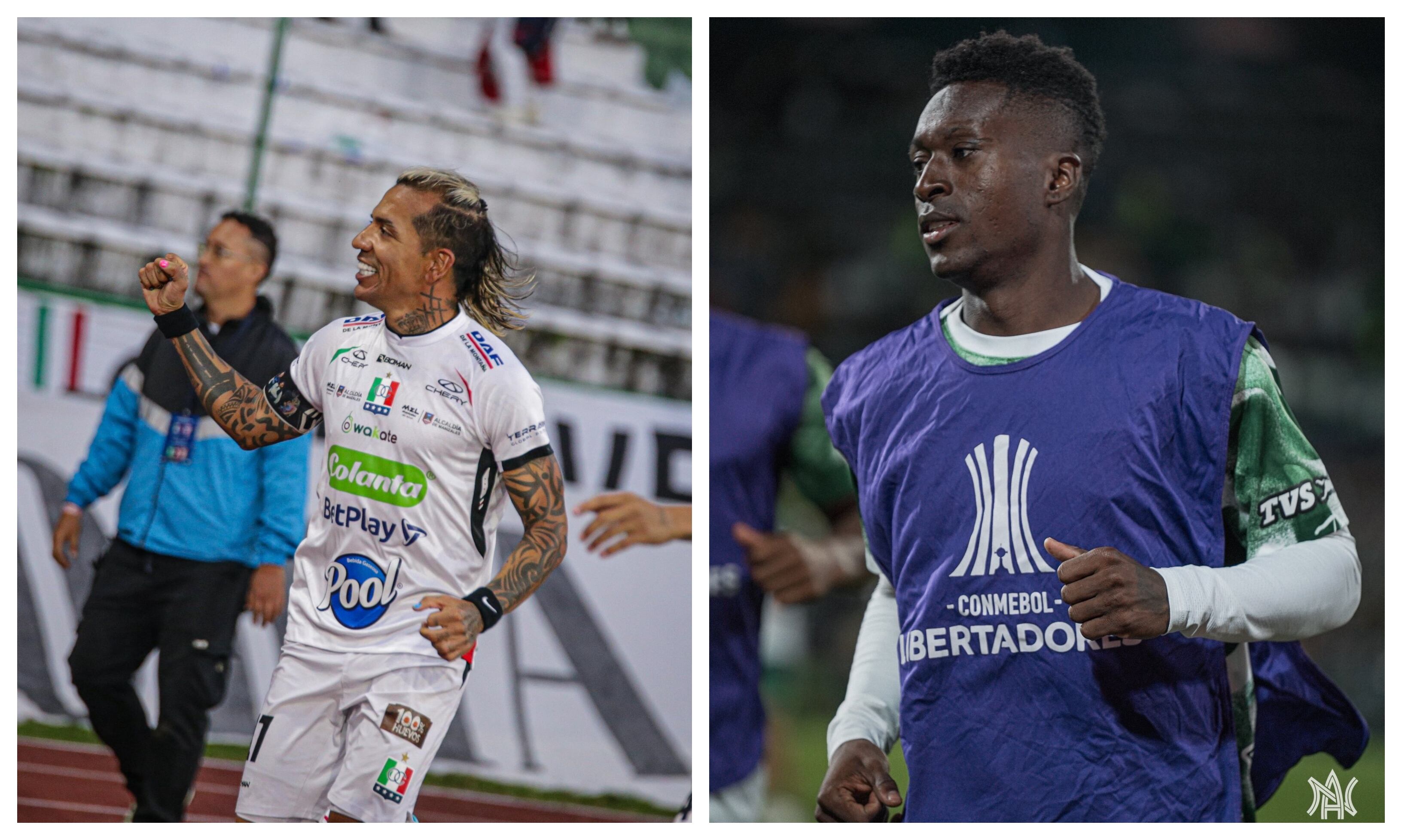 Los futbolistas tuvieron acción por la Copa Libertadores y Copa Sudamericana-crédito @oncecaldas-@nacionaloficial/X