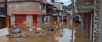 Inundaciones en Barbacoas (Nariño) afectaron a 3.000 personas. Foto: Tomada de la cuenta de Twitter de @ComunidadesAfro.