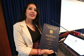 Roxana Quispe, activista y promotora