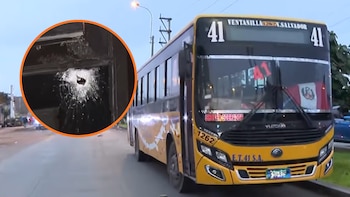 Chofer de la línea 41 descansaba en un bus cuando un sicario le disparó cuatro veces: se salvó de milagro del ataque en Villa El Salvador