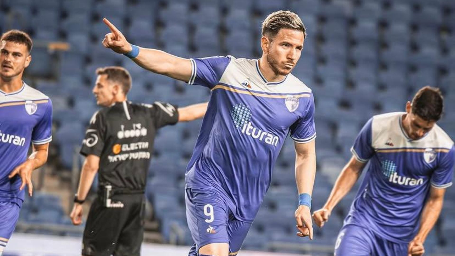 Adrián Ugarriza no deja de golear con Ironi Kiryat Shmona. - Crédito: Difusión