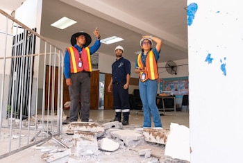 En la provincia de Coclé se evaluaron varios centros escolares. (Meduca)