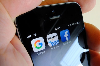 ARCHIVO - Logotipos de aplicaciones