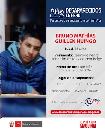 Las autoridades peruanas han emitido