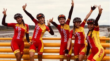 Equipo femenino de ciclismo de