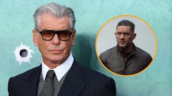 Pierce Brosnan rompe el silencio sobre los supuestos conflictos de Tom Hardy en ‘MobLand’